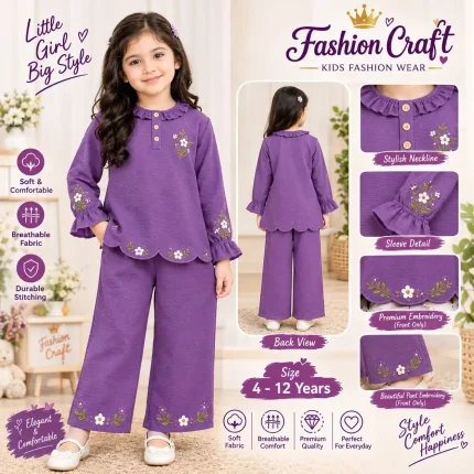 Cute Floral Kids Frock